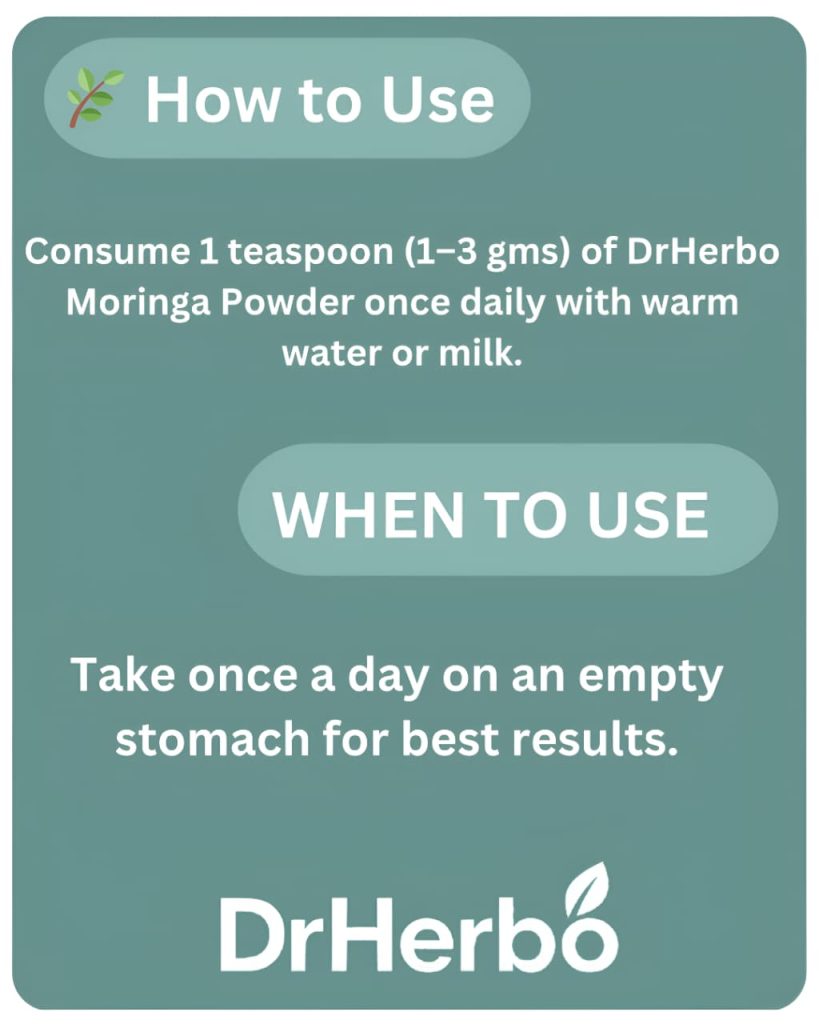How to Use Moringa Powder Daily